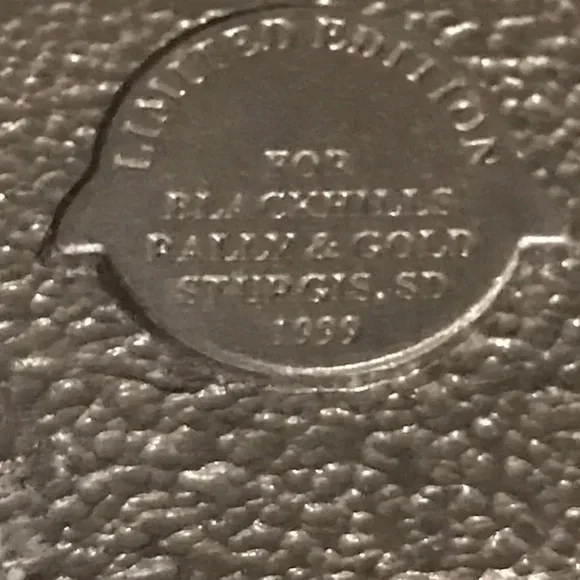 1999 Pewter Belt Buckle Black Hills Motor Classic Sturgis - Rally & Races S.D. - Picture 3 of 12